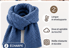 Ensemble Shita Femme 3 Pièces - Bonnet, Écharpe, Gants Polaire