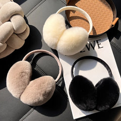 Cache-Oreilles Femme - Peluche Fausse Fourrure Chaud Hiver
