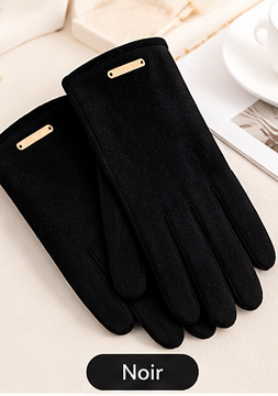 Gants Tactiles Femme Élégants - Coupe-Vent, Conduite et Vélo Hiver