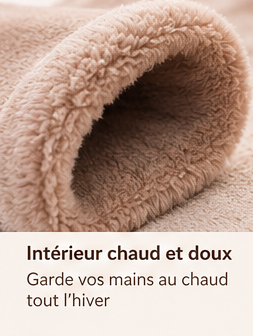Gants Tactiles Femme Élégants - Coupe-Vent, Conduite et Vélo Hiver