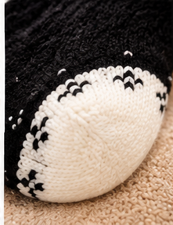 Chaussettes Cocooning Cœur Femme - Doublées Peluche Antidérapantes Hiver