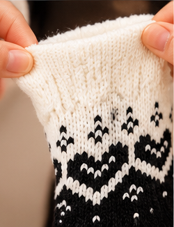 Chaussettes Cocooning Cœur Femme - Doublées Peluche Antidérapantes Hiver