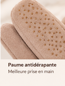 Gants Tactiles Femme Élégants - Coupe-Vent, Conduite et Vélo Hiver